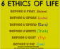6 ethics of life